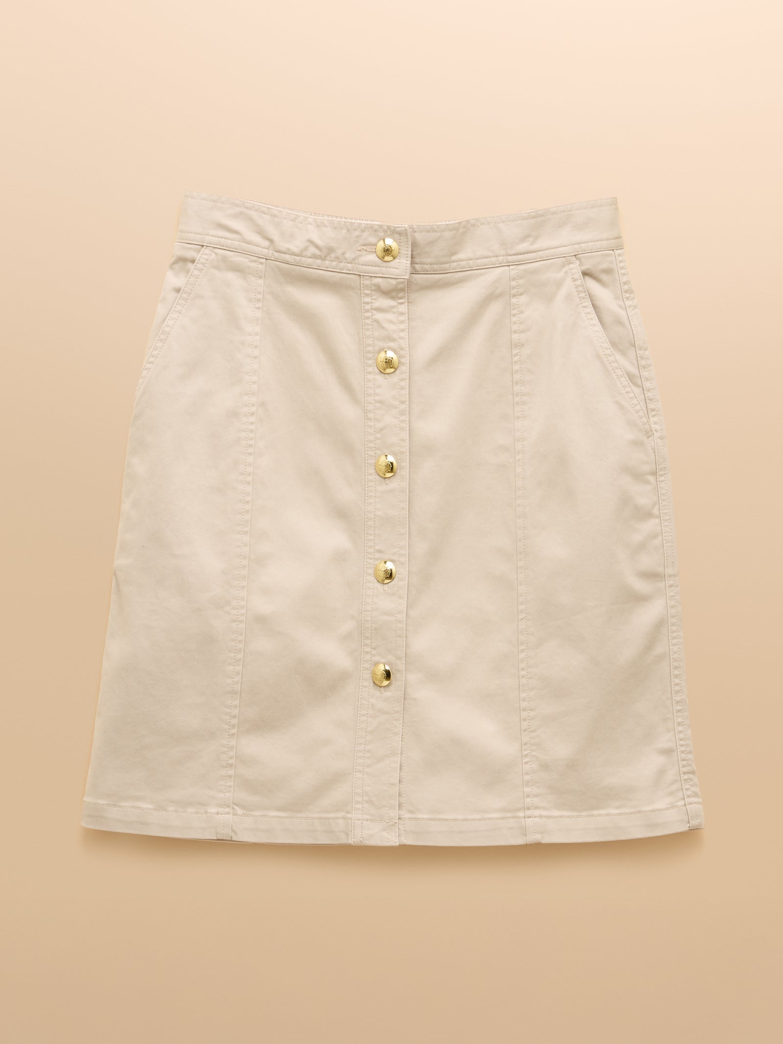 Joules Loxley Chino Ivory Skirt