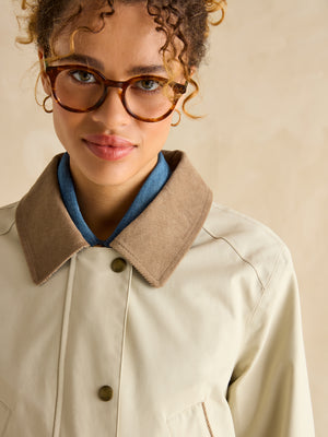 Joules Katherine Stone Waterproof Heritage Coat