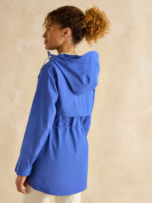 Joules Portwell Blue Waterproof Raincoat