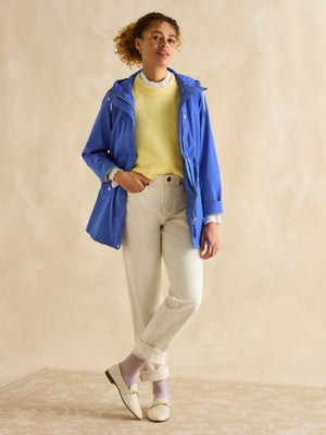 Joules Portwell Blue Waterproof Raincoat