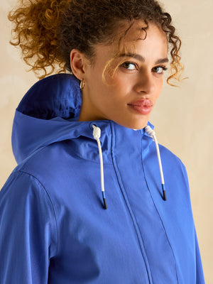 Joules Portwell Blue Waterproof Raincoat