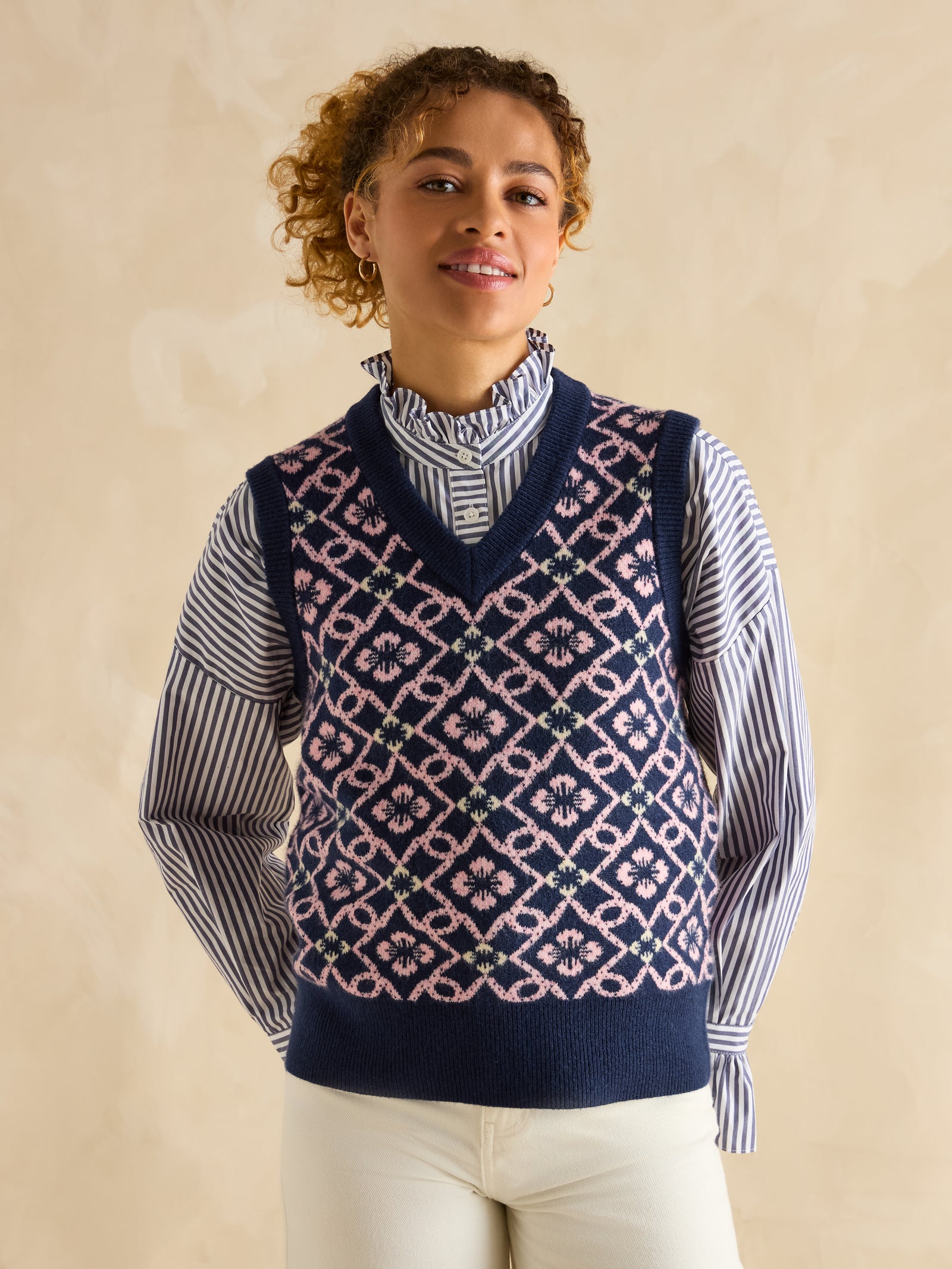 Joules Meredith Navy Vest