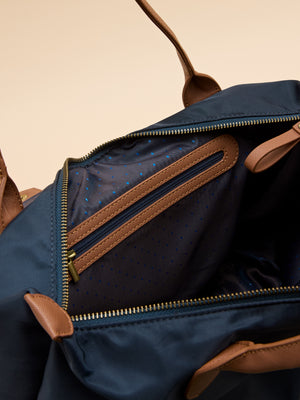 Joules Edie Navy Tote Shoulder Bag