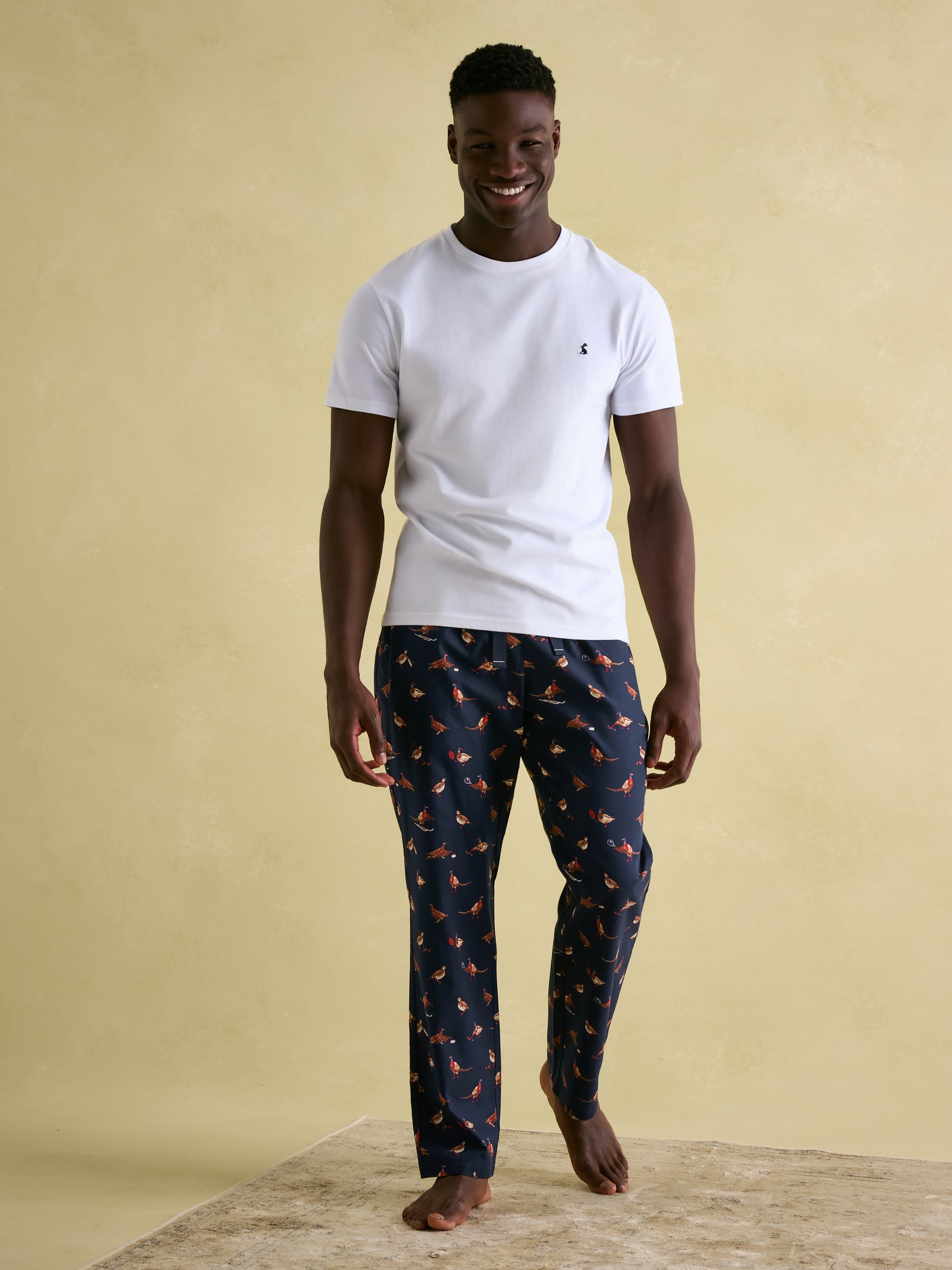 Joules Dozer Navy Cotton Pyjama Bottoms