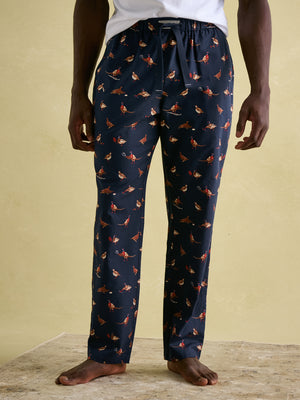 Joules Dozer Navy Cotton Pyjama Bottoms