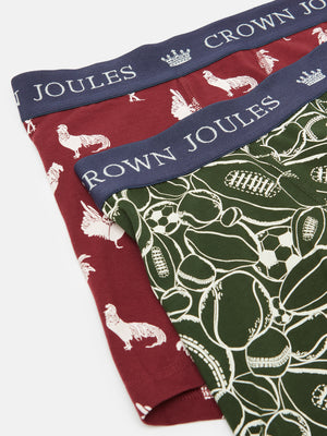 Joules Crown Joules Cock & Balls Pack of Two Cotton Briefs