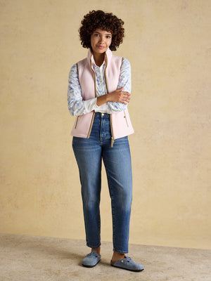 Joules Heritage Light Pink Regular Fleece Gilet