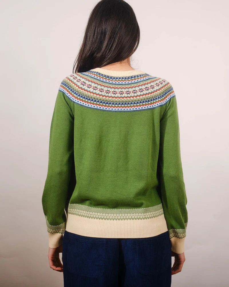 Pretty Vacant Fairilse Green Cardigan