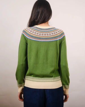 Pretty Vacant Fairilse Green Cardigan
