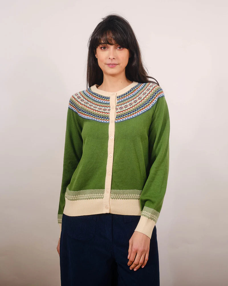 Pretty Vacant Fairilse Green Cardigan