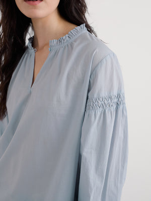 Seasalt Blue Fog Long Sleeve Gwel Top