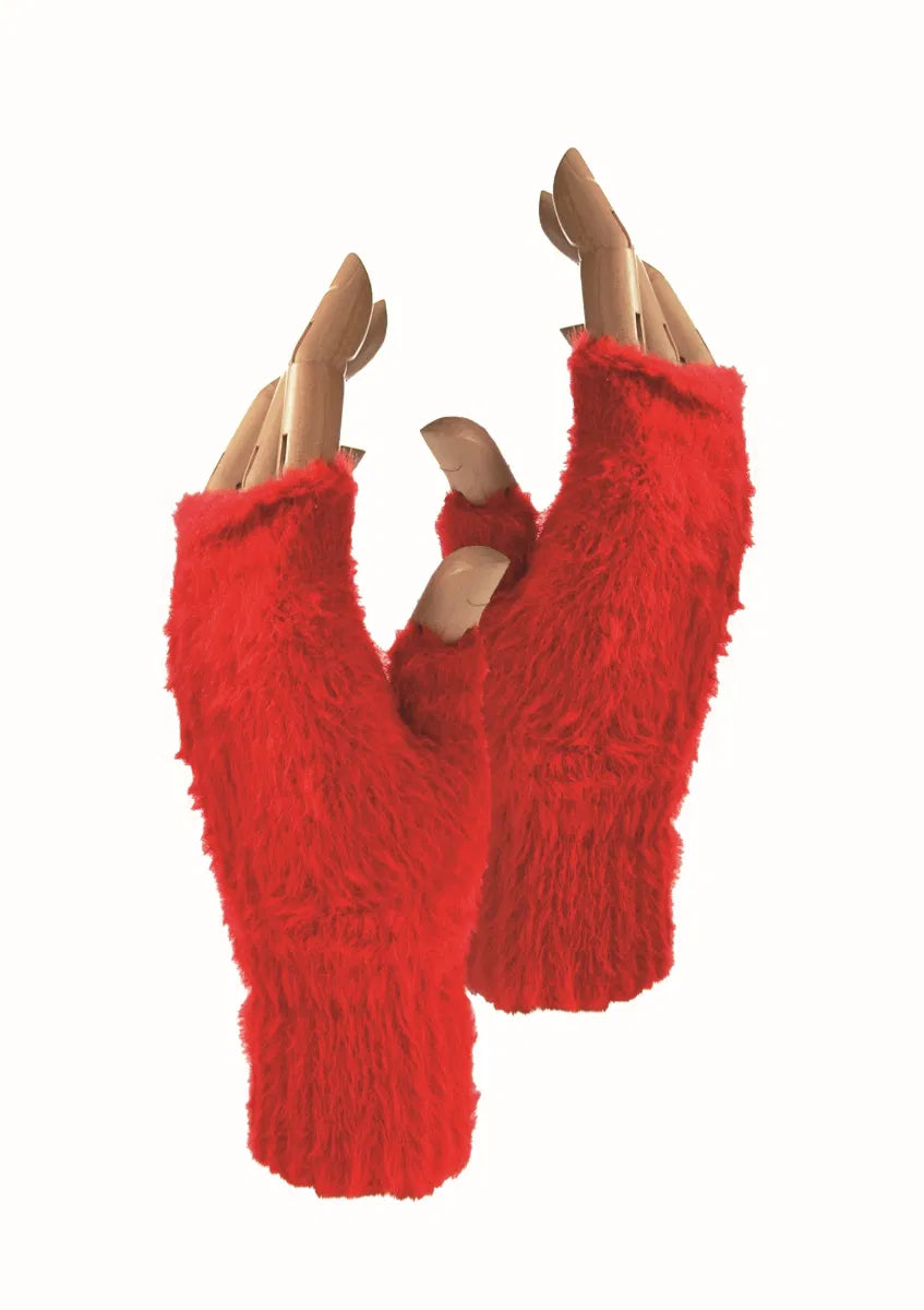 Hot Tomato Lipstick Red Miser Mitts