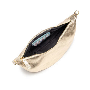 Elie Beamont Gold Hobo Bag