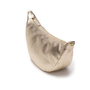 Elie Beamont Gold Hobo Bag