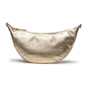 Elie Beamont Gold Hobo Bag