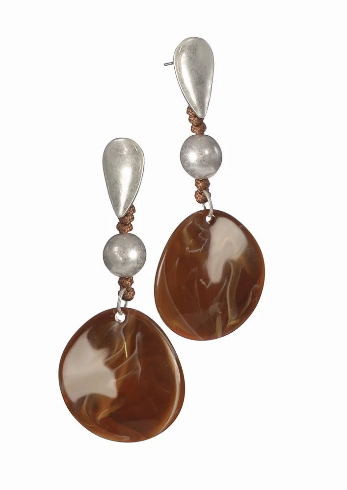 Hot Tomato Antiquity Tribal Drop Earrings