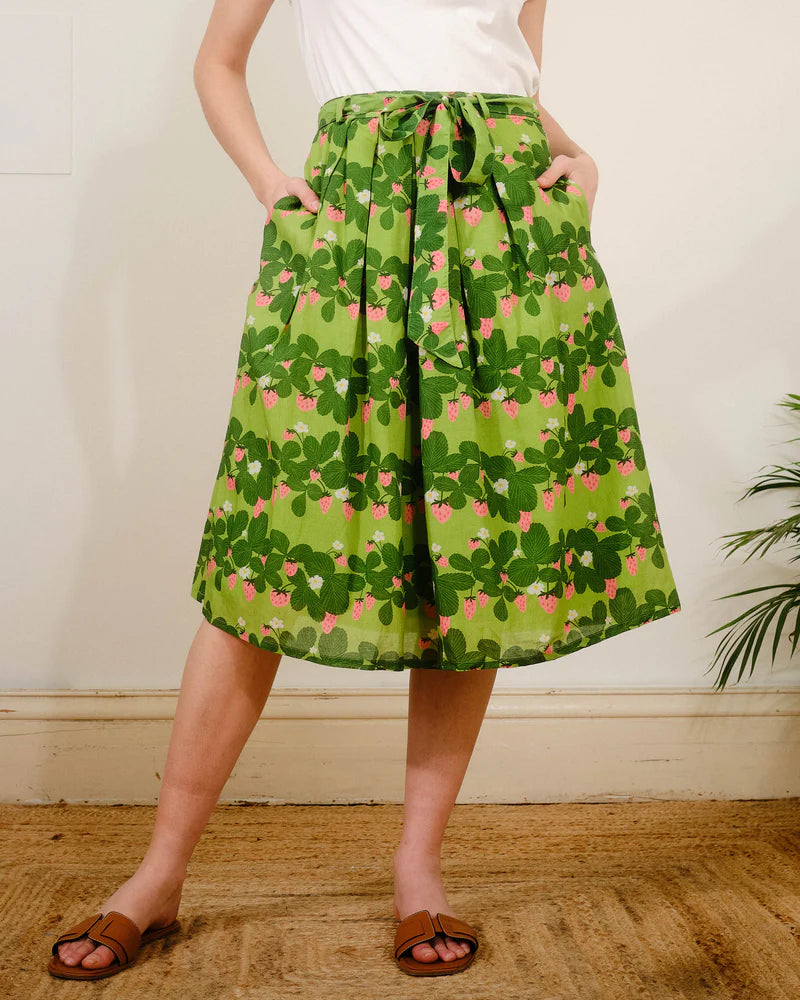 Pretty Vacant Strawberry Picking Jessica Skirt