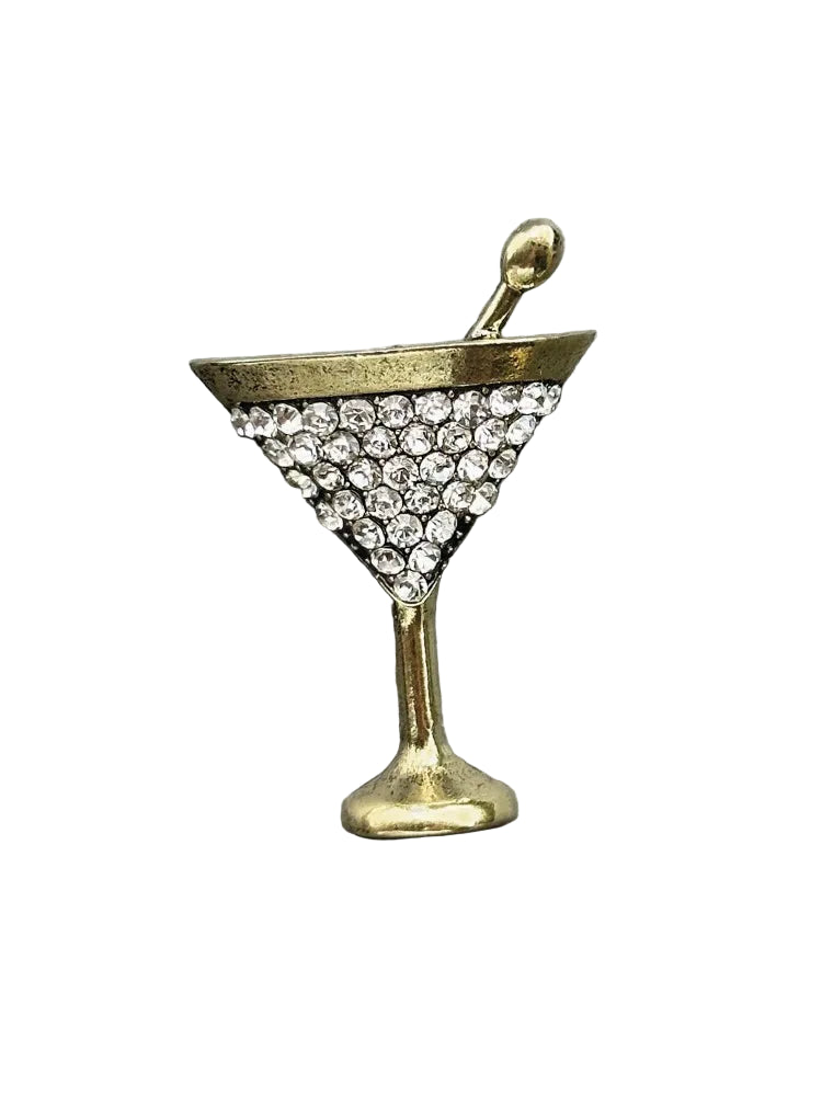 Hot Tomato Martini Celebration Brooch