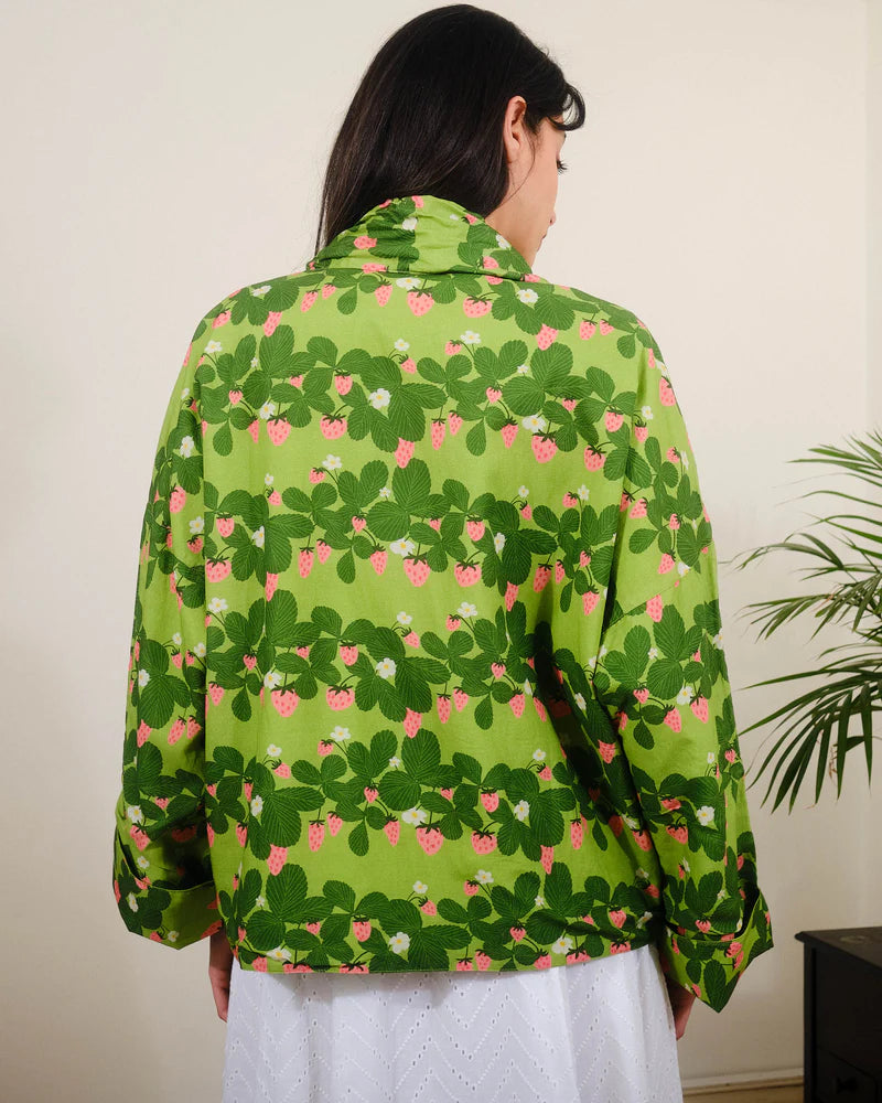 Pretty Vacant Strawberry Picking Reversible Kimono