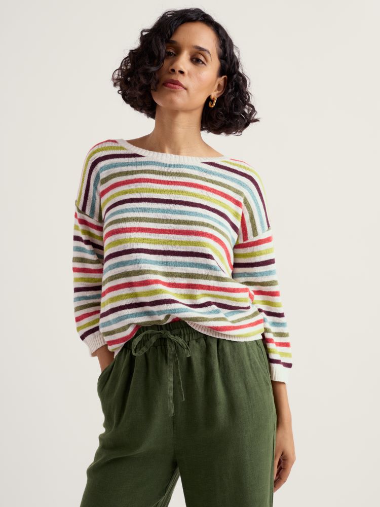 Seasalt Mini Cornish Carnelian Multi Knavock Jumper