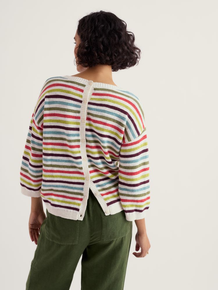 Seasalt Mini Cornish Carnelian Multi Knavock Jumper