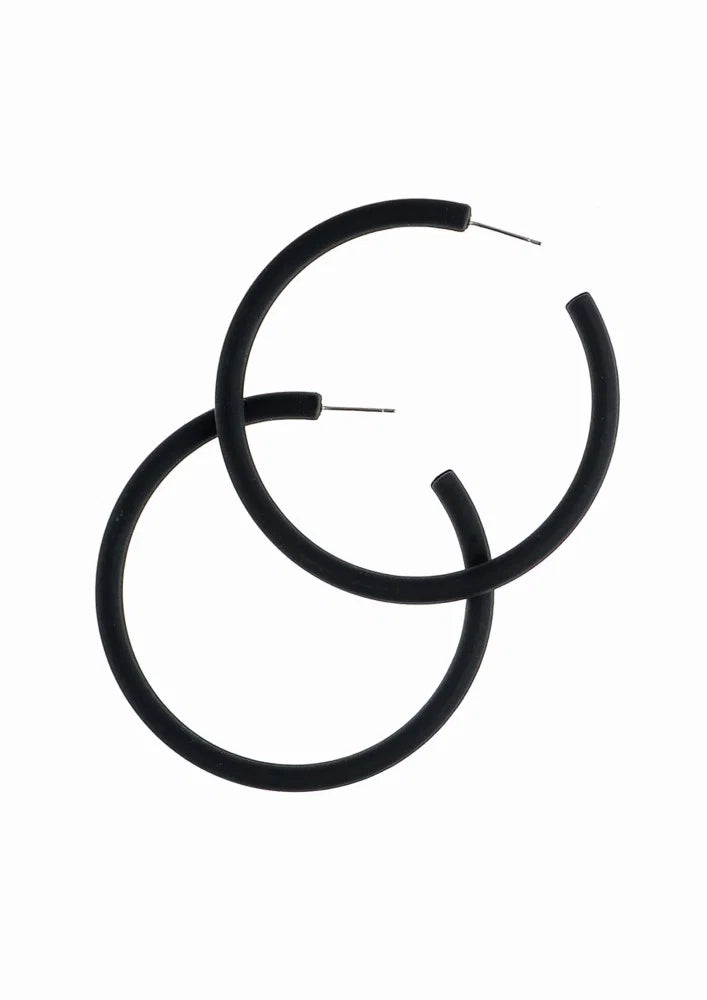 Hot Tomato Black Coal High Hoops