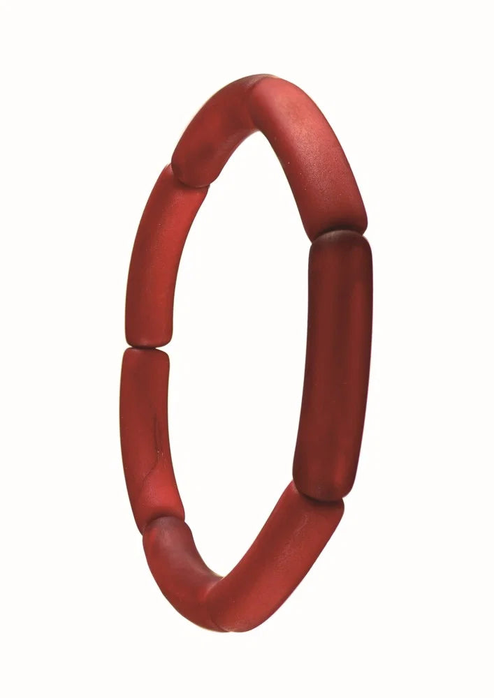 Hot Tomato Berry Tube Bracelet