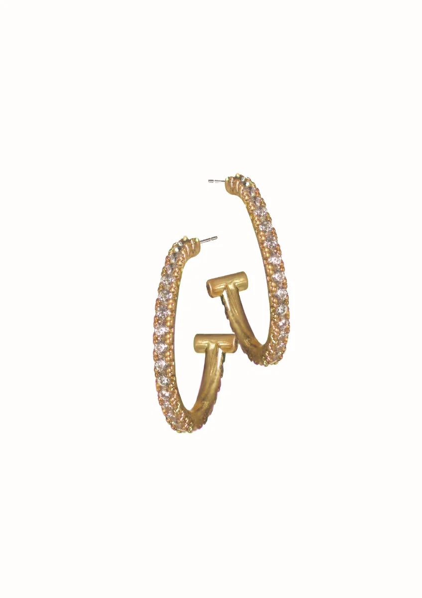 Hot Tomato Hammerhead Gold Hoops