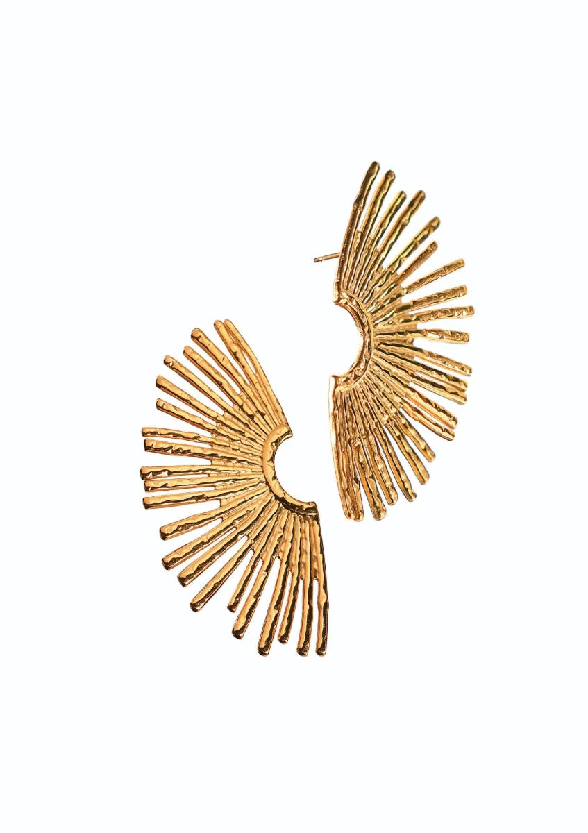 Hot Tomato Rays of Sulis Earrings