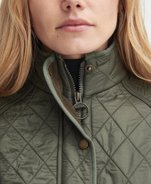 Barbour Cavalry Quilted Olive Gilet