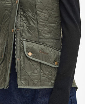 Barbour Cavalry Quilted Olive Gilet