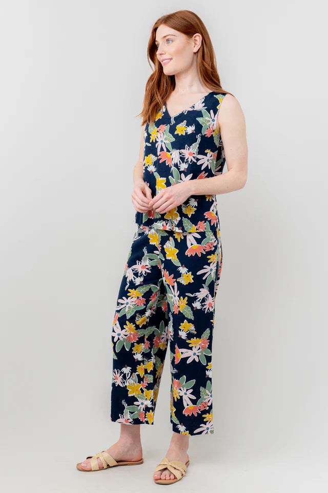 Lily & Me Navy Sadie Vest Mayflower