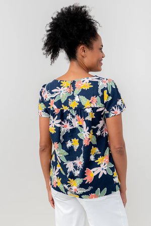 Lily & Me Navy Rosali Top Serena