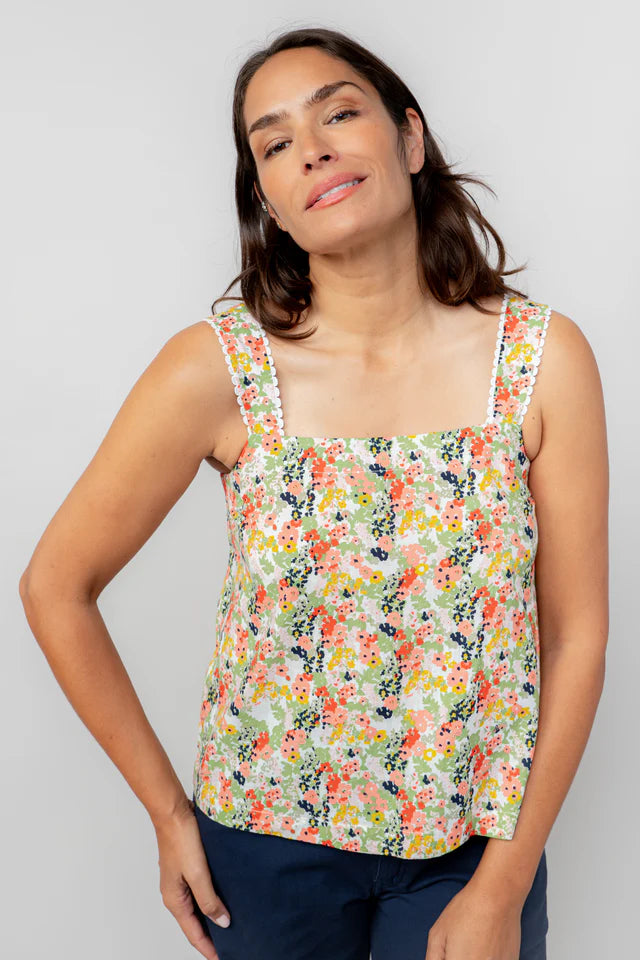 Lily & Me White Carrie Vest Mayflower