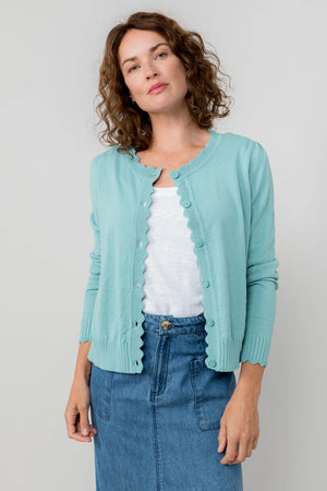 Lily & Me Ocean Lucy Cardigan Plain