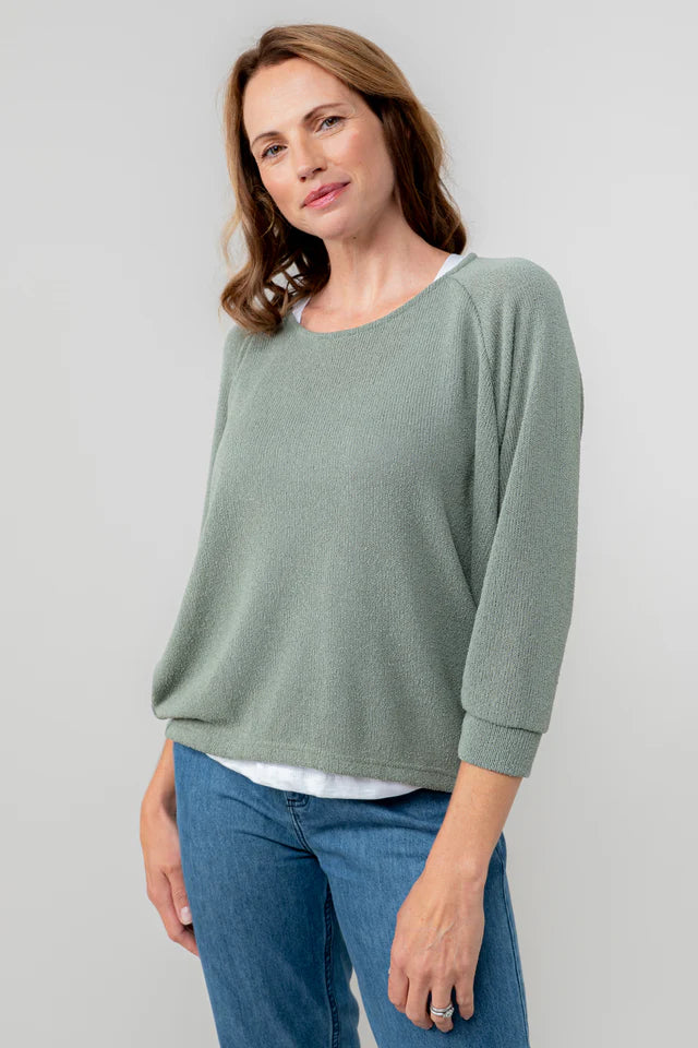 Lily & Me Sage Laburnum Top