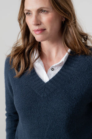 Lily & Me Navy Woodchester Jumper  Plain