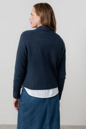 Lily & Me Navy Woodchester Jumper  Plain
