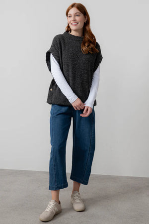 Lily & Me Charcoal Tabitha Tank