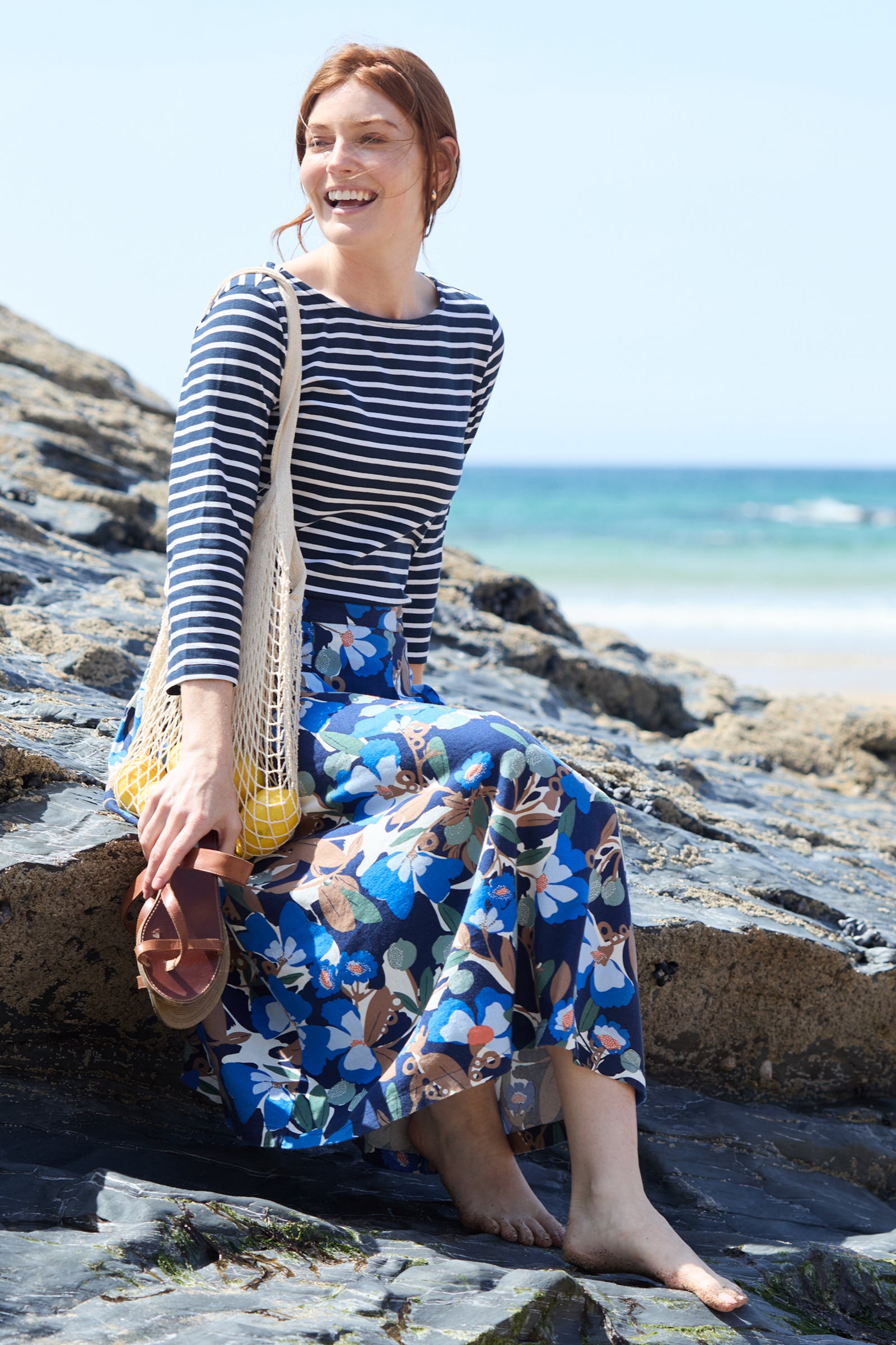Lily & Me Navy St Ives Skirt