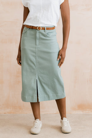 Lily & Me Morwenna Silver Sage Skirt