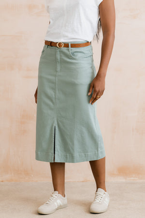 Lily & Me Morwenna Silver Sage Skirt