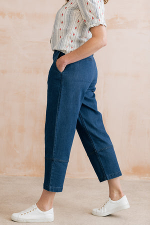 Lily & Me Denim Clarissa Tapered Trousers