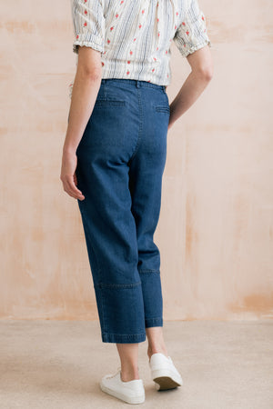 Lily & Me Denim Clarissa Tapered Trousers