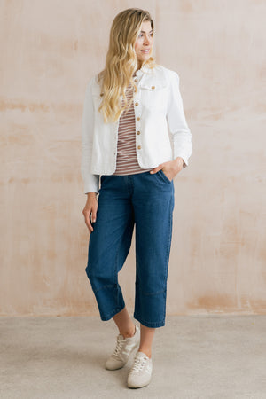 Lily & Me Denim Clarissa Tapered Trousers