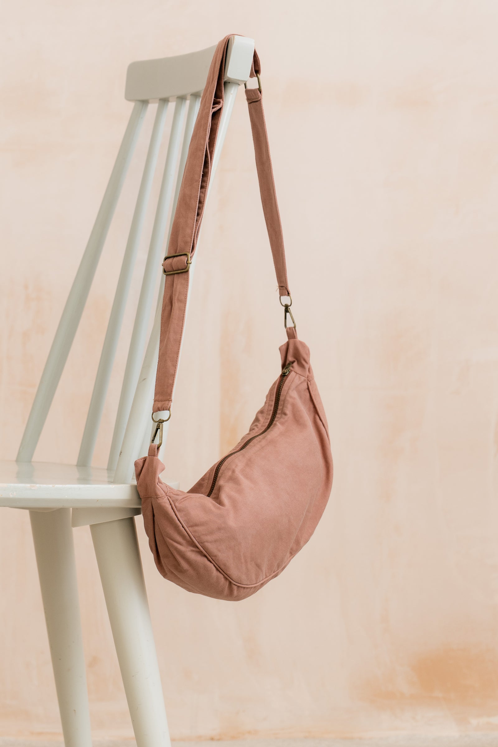 Lily & Me Antique Pink Crossbody Bag