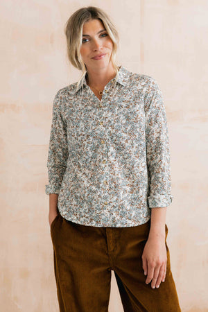 Lily & Me Powder Blue Patsy Shirt Painters Posy