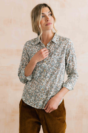 Lily & Me Powder Blue Patsy Shirt Painters Posy