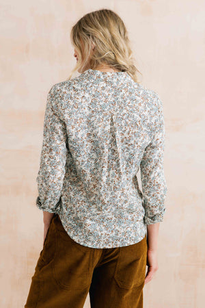 Lily & Me Powder Blue Patsy Shirt Painters Posy