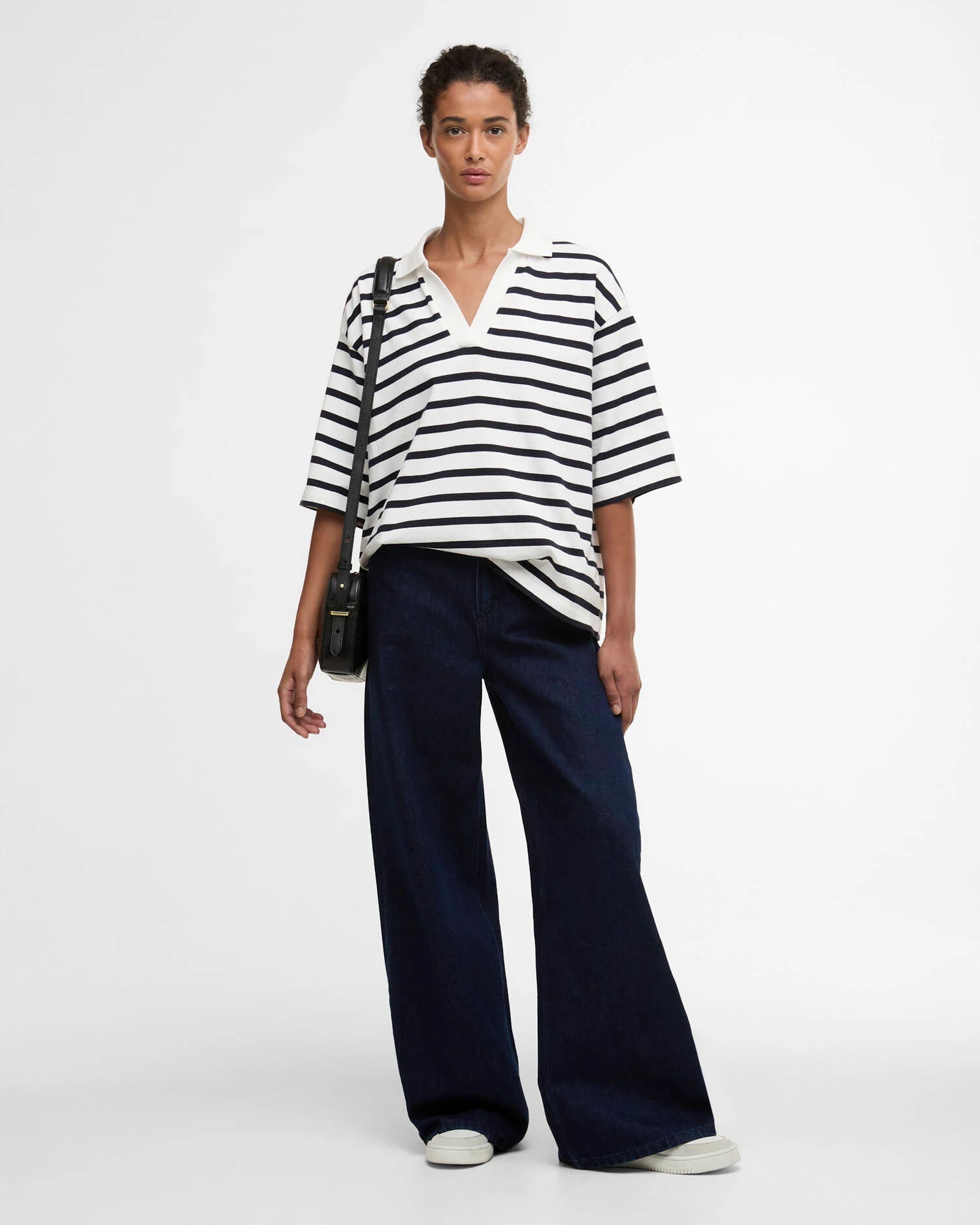 Barbour Inez Cloud & Navy Striped T-Shirt